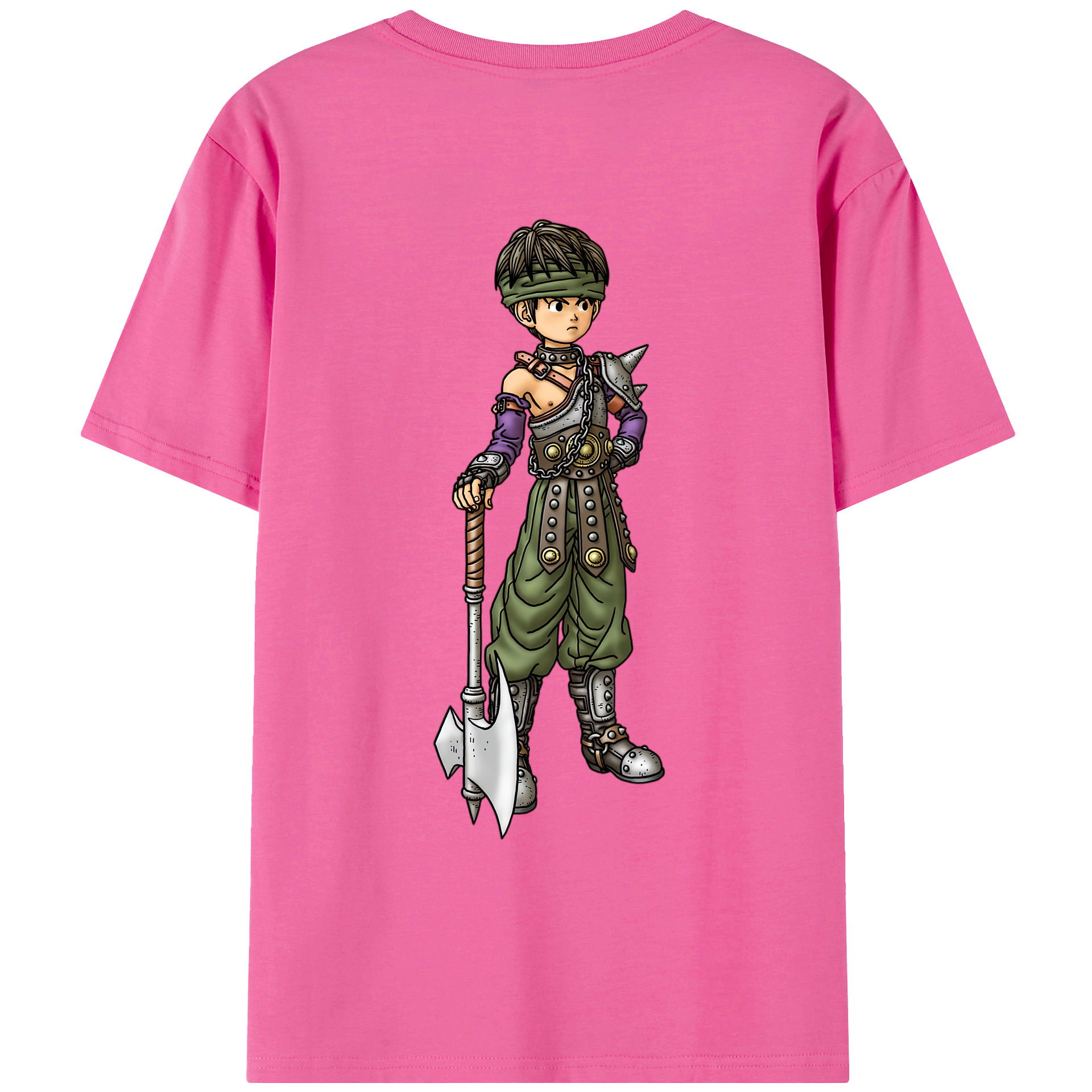 （画像用） ドラゴンクエスト Doragon Kuesuto Dragon Quest レディース半袖Tシャツ(バックプリント)
